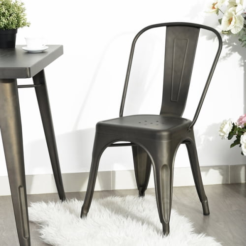 Milehouse Mcp Metal Dining Chair Sef Of 2 Qty
