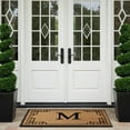 thumbnail image 5 of A1 Home Collections Natural Coir & Rubber Door Mat, Long-Lasting Entrance Doormats for Front Door, Thick & Non-Slip Durable Outdoor Entry Mat 30" x 48", 5 of 7