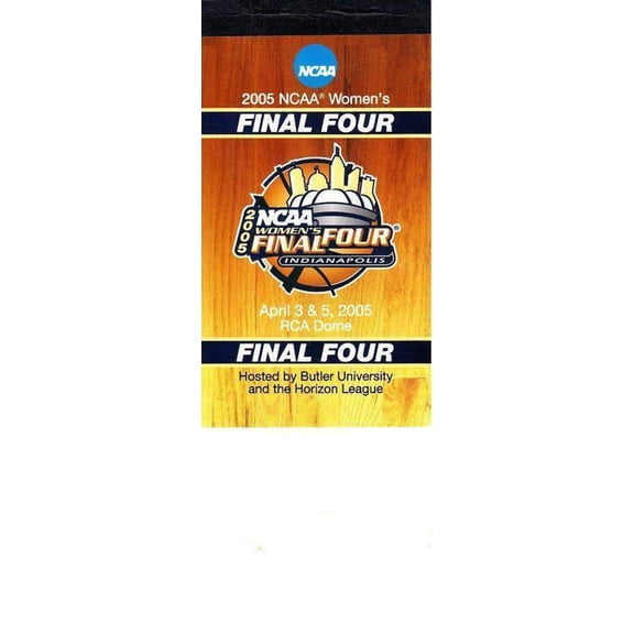 2005 NCAA Women’s basketball Final 4 ticket booklet Baylor Wins