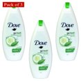 thumbnail image 1 of Gel douche Dove au parfum de concombre et de thé vert (500 ml) (lot de 3), 1 of 2