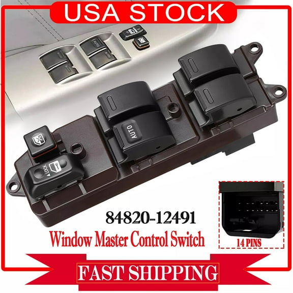Fits 2003-2008 Toyota Corolla 1.8L Door Window Switch Car Control 14 PINs