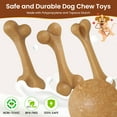 thumbnail image 6 of 3 Pack Dog Toys for Aggressive Chewers, Nylon Dog Chew Toy, Teething Bones for Large Small Medium Dogs, 6 of 8