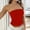 A1_Red, variant on HOSIA Women's Strapless Bandeau Tube Top Casual Summer Slim Fit Sleeveless Basic Tank Camisole Stretchy Strapless Tube Tops Trendy Slimming Bandeau Camisole Going Out Workout Layering Beige L