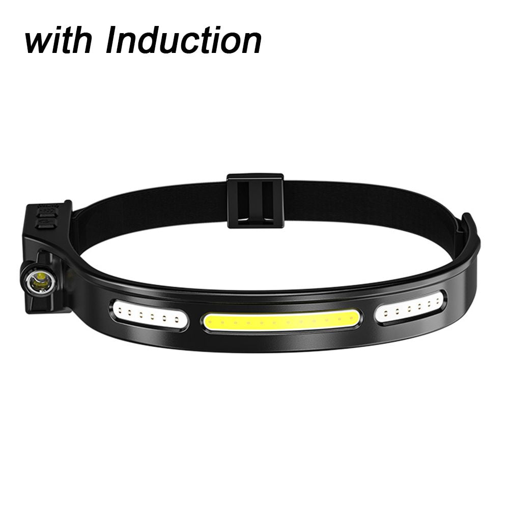 Induction Forehead Rechargeable LED Flashlight Head Light Work Light