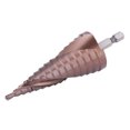 thumbnail image 1 of Loewten Step Drill Bit, High Toughness High Speed Steel Drill Bit, High Wear Resistance Not Easy To Break Cobalt Coating For Perforating Various Materials Deburring, 1 of 7