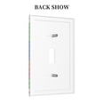 thumbnail image 2 of Disketp Colorful Building Blocks A Decorator Light Switch or Receptacle Outlet Wall Plate Decorator Wall Plate Child Safe Outlet Cover-Style T, 2 of 6