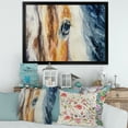 thumbnail image 3 of Designart 'Abstract Close-Up of A Beautiful Horses Eye I' Farmhouse Framed Art Print, 3 of 4