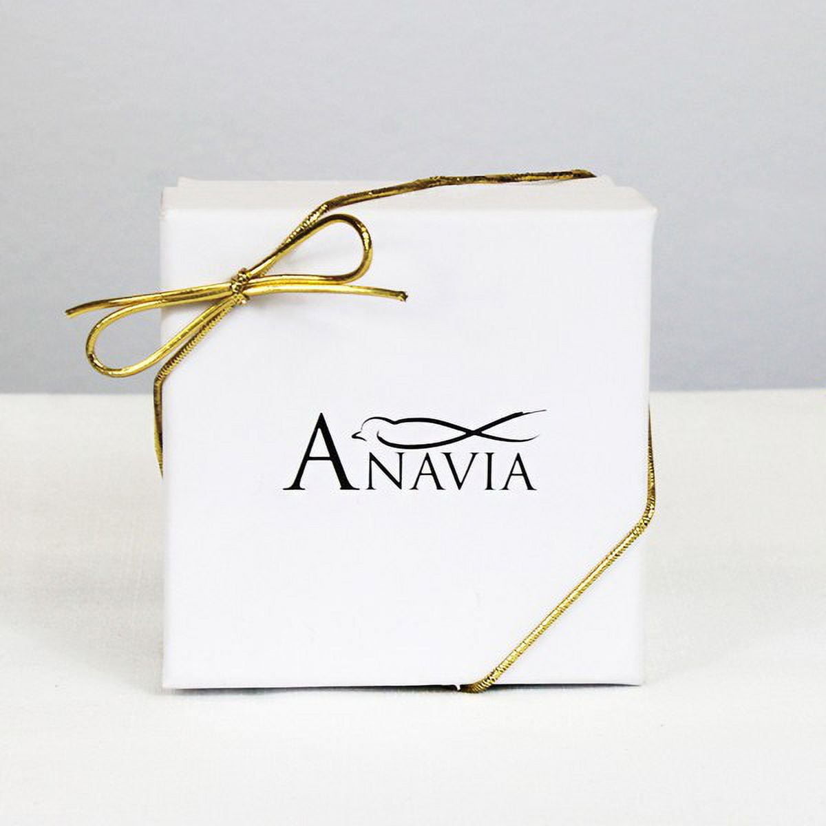 Anavia Heart Necklace Personalized Gold Stainless Steel Pendant Jewelry with Gift Box
