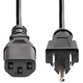 thumbnail image 5 of StarTech.com 25ft (7.6m) Computer Power Cord, NEMA 5-15P To C13, 10A 125V, 18AWG, Black Replacement AC Power Cord, Printer Power Cord, PC Power Supply Cable, Monitor Power Cable, UL Listed (PXT10125), 5 of 5