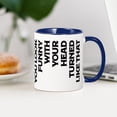 thumbnail image 3 of CafePress - You Look Funny With Your Head Tu - 11 oz Ceramic Mug - Novelty Coffee Tea Cup, 3 of 4
