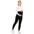 thumbnail image 4 of LVMA8050 - Winter Maternity Leggings Velvet Straight Casual Pants, 4 of 8