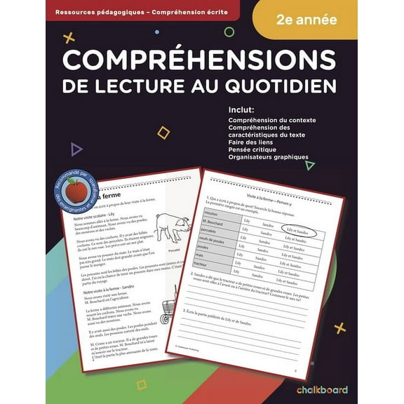 Daily Reading Comprehension Canadian French Daily Reading Comprehension Grade 2, (Paperback)