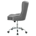 thumbnail image 6 of Coaster  Furniture Torrance Grey and Chrome Tufted Back Office Chair, 6 of 9