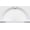 White-light Filtering, variant on Arch Window Shades Half Circle Blackout Cellular Shades Cordless No Drill Blinds for Windows Half Moon Honeycomb Fabric No Tools Room Darkening Shades Easy Install (1PCS White 48" W X 24" H)