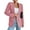 Pink, variant on Women Casual Blazer Suit Open Front Shawl Collar Long Sleeve Fitted Jacket for Office Work Hot Pink L