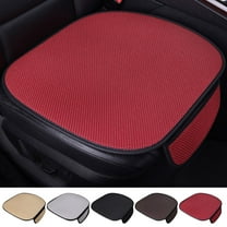 Fwttom Car Seat Cushion - Air Mesh Breathable Front Car Seat Protectors with Storage Pocket, Universal Fit Automotive Comfortable Seat Cushions for Cars Truck SUV Office Chair Home