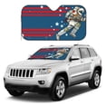 thumbnail image 4 of Bingfone Astronaut Runs Forward Car Windshield Sunshade,Sun Foldable Sun Shield Sun Visor for Car - Medium, 4 of 8