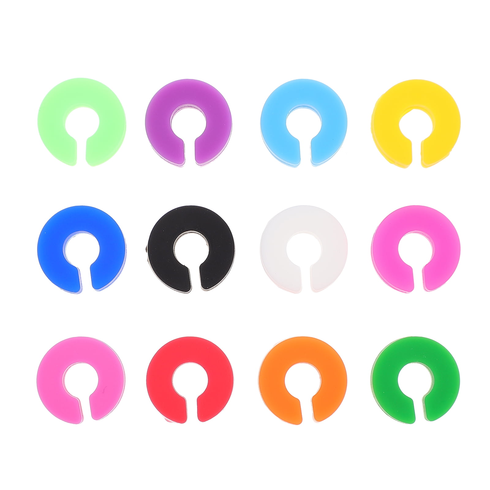 OUNONA 12Pcs Adorable Silicone Wine Glass Decors Colorful Drink Markers (Assorted Color
