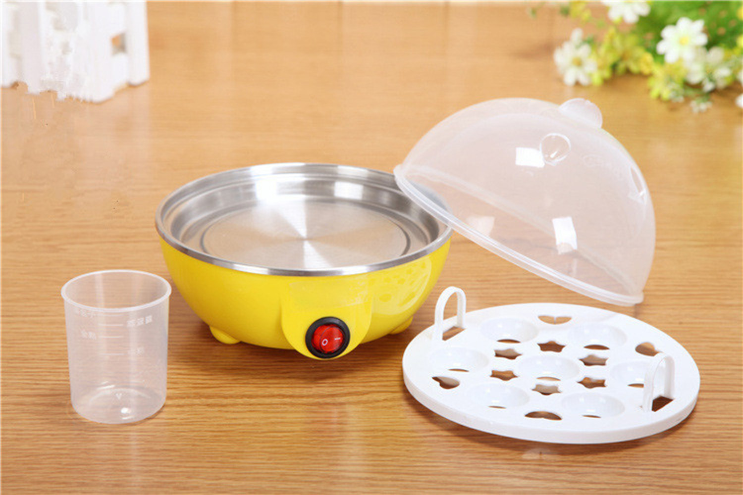 Rapid Egg Cooker – 14 Egg Capacity Electric Cooker For Hard, Soft & Medium Boiled Eggs, With Auto Shut Off