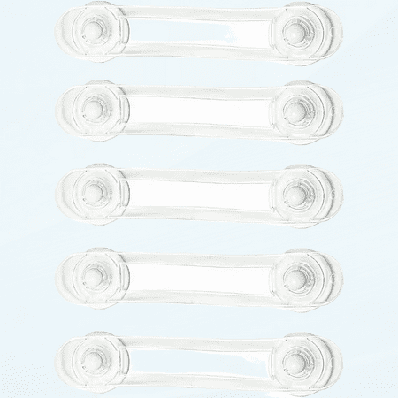 Transparent Child Safety Locks - 5 Pack, Easy Install, No Tools Needed