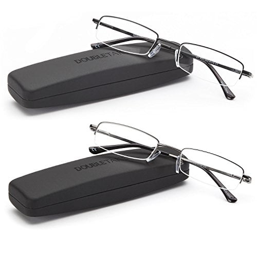 Semi rimless reading glasses sale