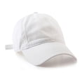 thumbnail image 1 of Gorra de béisbol sólida de primavera y verano para hombres y mujeres, gorra de lengüeta de pato suave negra, 1 of 6