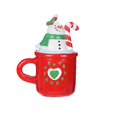 thumbnail image 2 of Taza De Resina Juego De Figuras De Papá Noel Y Muñeco De Nieve, Adornos Navideños De Resina Para Repisa De Mesa, Decoración Del Hogar, Idea De Regalo Festivo, 9x7cm (1 Unidad) Rkxzt, 2 of 8