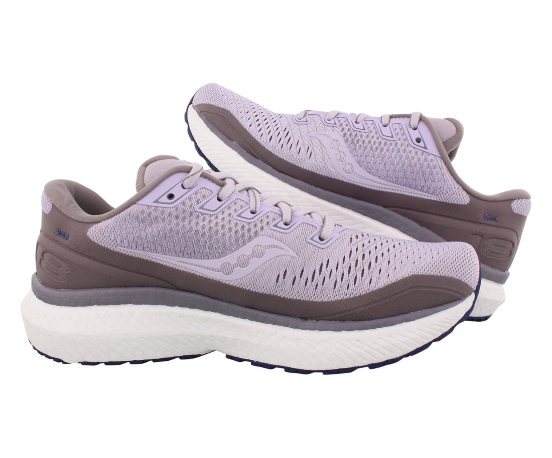 Saucony Womens Triumph 18 Running Shoes Trainers Sneakers Purple Sports