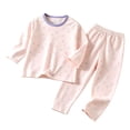 thumbnail image 4 of Rvasteizo Girl Outfits Print Long Sleeve Top and Pants 2 Piece Home Set for Girls 12 Months to 12 Years, 4 of 4