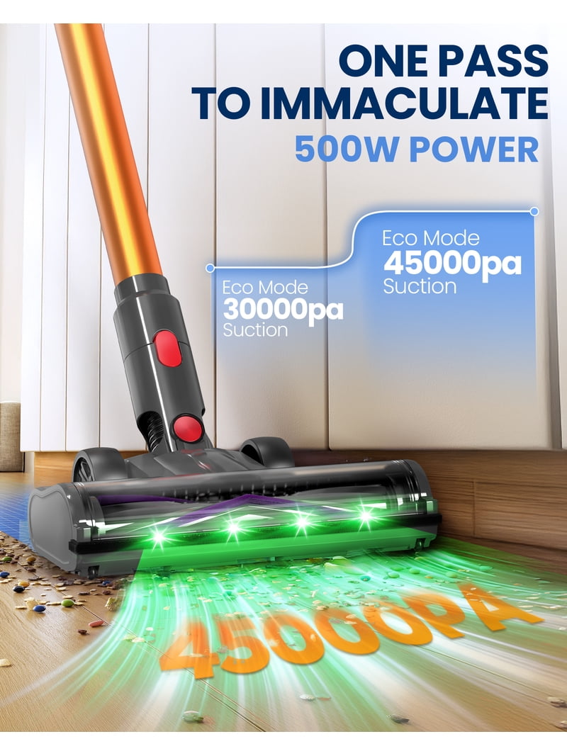 Zynet, Cordless Vacuum Cleaner, 40KPA Stick Vacuum for Home