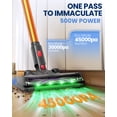 thumbnail image 4 of Cordless Vacuum Cleaner, 45KPA Stick Vacuum for Home, 40-Min Runtime, LED Display, Lightweight Self-Standing Vacuum for Pet Hair, Carpet, Hard Floor, 4 of 11