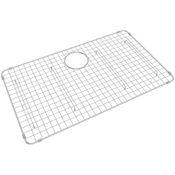 Rohl Wire Sink Grid For Rss3018 Kitchen Sinks In Stainless Steel With Feet