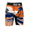 thumbnail image 4 of Men's Rock Em Socks  Chicago Bears Gridiron Classic Paint Boxer Briefs, 4 of 4