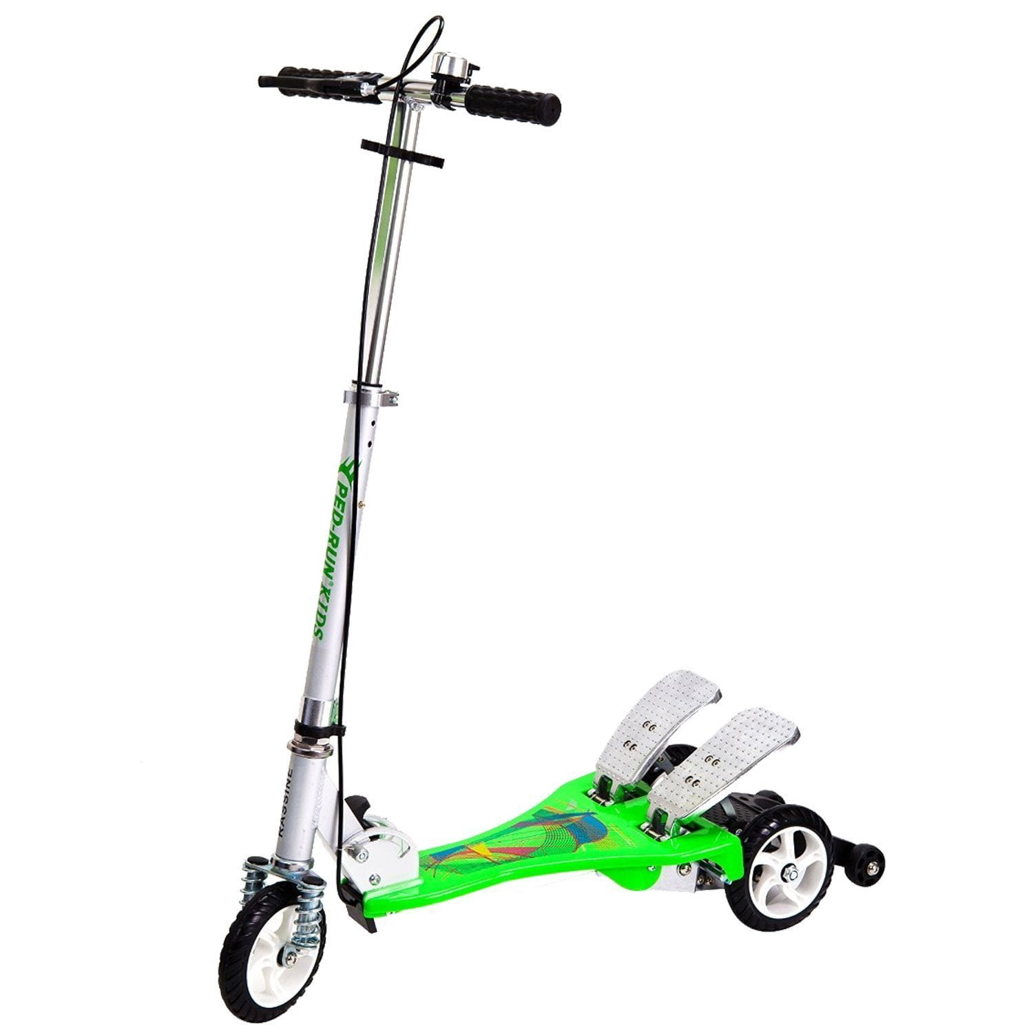 kids green scooter