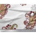 thumbnail image 3 of Soimoi Rayon Crepe Fabric Floral & Paisley Block Print Fabric by The Yard 46 Inch Wide, 3 of 3