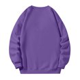 thumbnail image 4 of Chandail Décontracté pour Hommes, Manches Longues Col Rond avec Manches Contrastées, Style Sportif pour Courir et Se Détendre Violet TG, 4 of 4