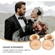 thumbnail image 3 of Mr Mrs Ring Box Wedding Ring Wedding Caja de madera 2 piezas TUNC Sencillez, 3 of 5