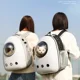 thumbnail image 4 of Mochila transportadora para gatos de alta calidad 2025, cápsula espacial para gatos, bolsa de viaje transpirable con ventana para transportar a los gatos, astronauta burbuja, 4 of 5