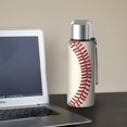 thumbnail image 5 of 20 Oz Baseball Pattern Coffee Tumbler Double Wall Insulated Stainless Steel Water Bottle | Metal Reusable Thermoses Flask with Cup Cap | Leak & Sweat Proof with Anti-Dust Lid, 5 of 7