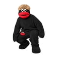 thumbnail image 5 of Faraee Kids Adults Funny Big Mouth Monster Footed Onesie Soft Plush Cartoon Jumpsuit with Shoes Silly Fleece Hooded Halloween Outfit, 5 of 6