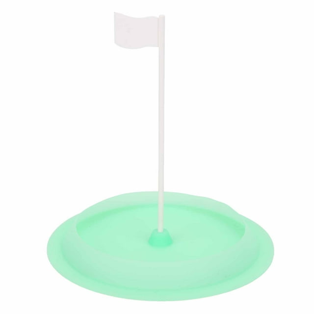 Mgaxyff Golf Putter Disc,Golf Putter Practice Silicone Disc Hole Putting Cup Indoor With Plastic Target Flag,Putter Hole With Flag