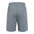 thumbnail image 6 of Afuyipoi Men’s Linen Shorts, Side Pockets Button-Elastic Waist Straight Casual Summer Beach Shorts Gray Size 2XL, 6 of 8