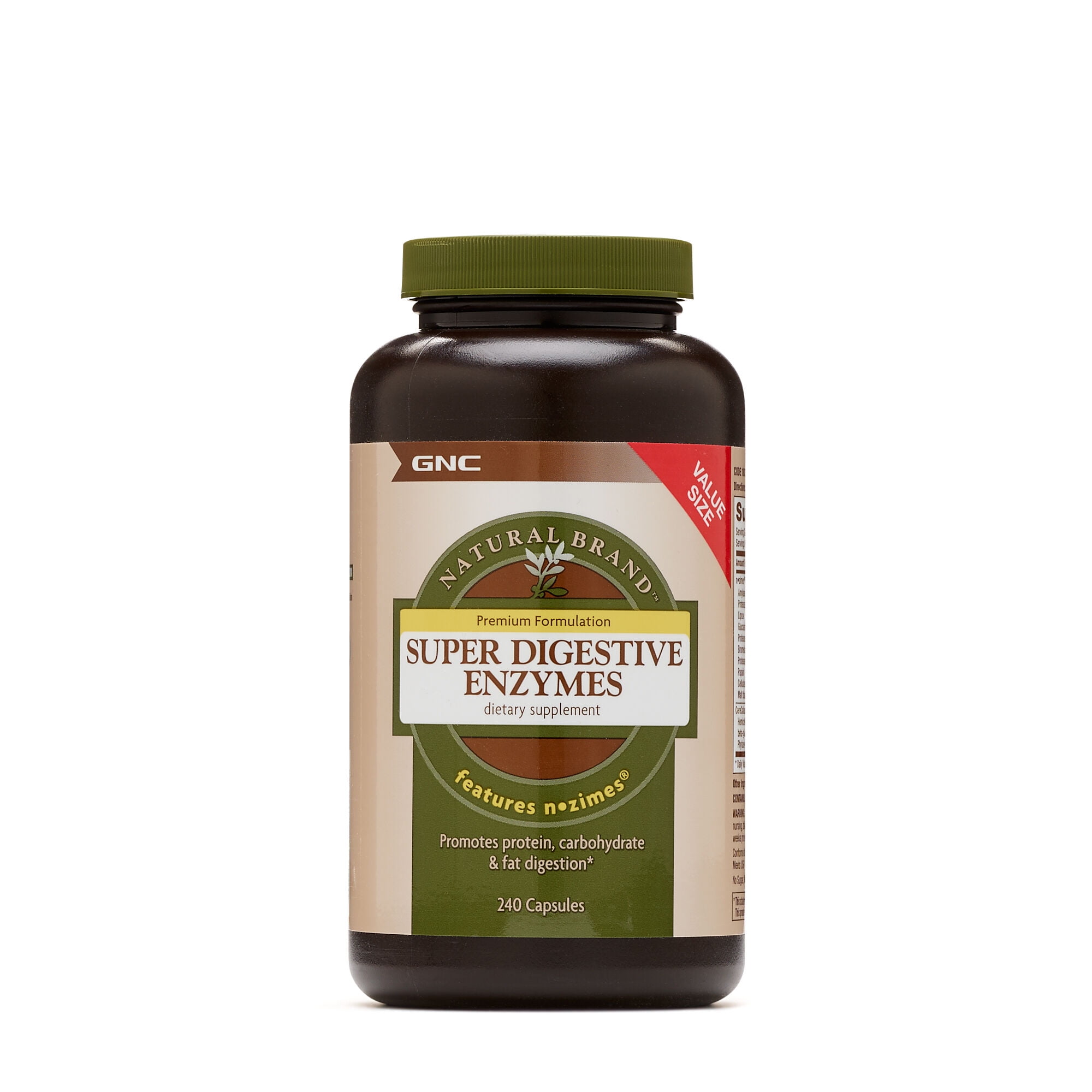GNC Natural Brand Super Digestive Enzymes VALUE SIZE