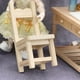 thumbnail image 3 of Exquisita silla de 1/12 modelo en miniatura casa de muebles de dormitorio de decoración de juguete Salvador Dali Armario de casa de muñecas, 3 of 9