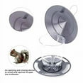 thumbnail image 2 of Squirrel Proof Wild Round Shaped Roof Bird Feeder, Green, 2 of 8