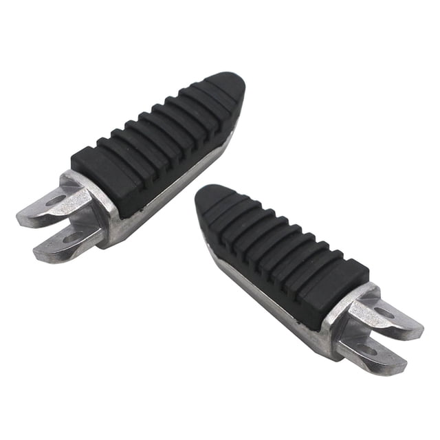 Reposapiés delanteros para motocicleta, 2 piezas, estriberas delanteras para motocicleta eléctrica, pedales delanteros para motocicleta eléctrica, rendimiento sólido