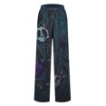 thumbnail image 5 of De Pantalones deportivos holgados, informales, retro, con cordón y pernera ancha, estampados y bolsillos para mujer, 5 of 5