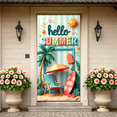 thumbnail image 7 of Colorful Theme Summer Banner Decorative Design Beach Party Backdrop Hello Lettering for Summer Party Holiday Celebration Outdoor Event, 7 of 7