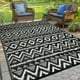 thumbnail image 1 of Alfombra exterior PASAMIC 152x244 cm impermeable reversible gris, 1 of 7