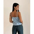 thumbnail image 2 of Women'S Camisole Tank Tops Spaghetti Strap Summer Sleeveless Going Out Top Light Blue L, 2 of 5